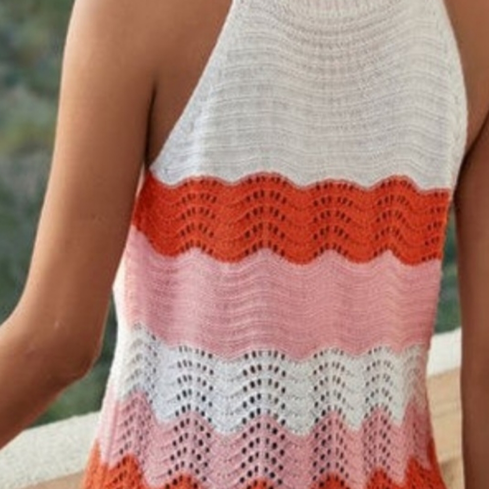 Color Block Knit Top - Picture 3 of 4